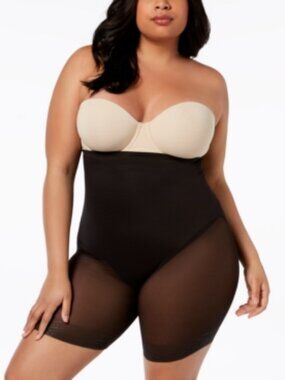 #1631 Miraclesuit Women's Extra Firm Tummy-Control Sheer Trim Thigh Slimmer